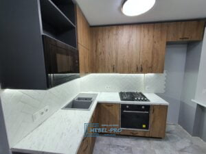 Кухня с фасадами из ЛДСП Cleaf