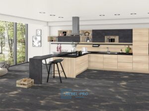 Столешница Egger Чёрный U999 ST89 в изделии