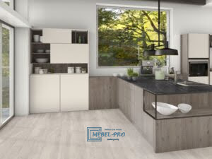 Столешница Egger Дуб Давос трюфель H3133 ST12 в изделии