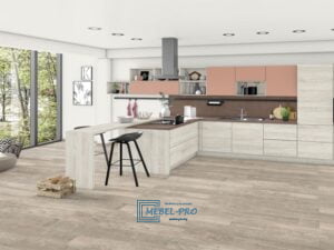 Столешница Egger Спаркл Грэйн рустикальный F484 ST87 в изделии