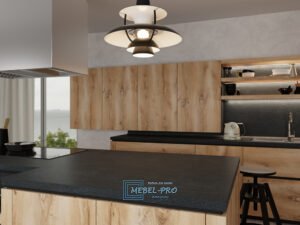 Столешница Slotex Черный камень 5045/Bst в изделии