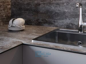 Столешница Slotex Ночной дуб 8073/Rw в изделии